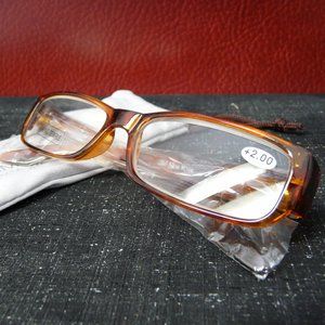 Joy Mangano Reader Glasses +2.00 - Tortoise
